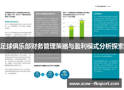 足球俱乐部财务管理策略与盈利模式分析探索 足球俱乐部财务管理策略与盈利模式分析探索